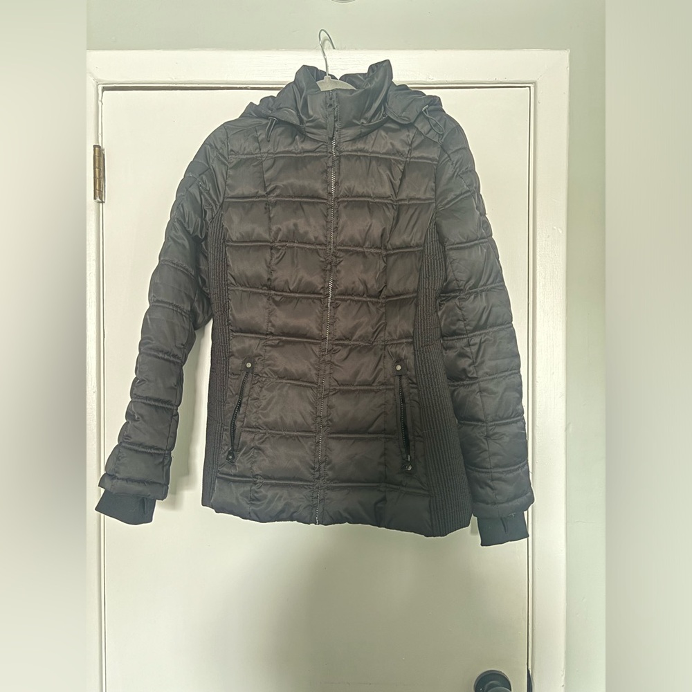 Nautica Women's Charcoal Puffer Jacket